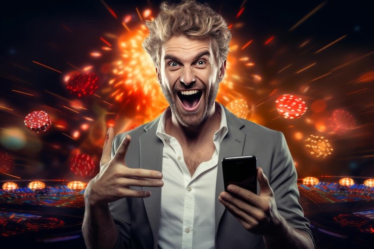 Tampilan meja baccarat kasino langsung neo38 di layar smartphone Android dengan antarmuka mobile